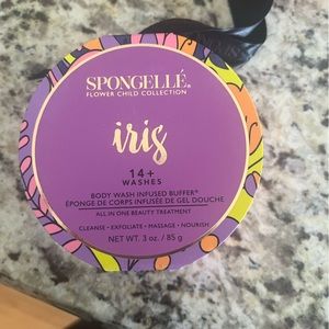 NWT iris spongelle flower child collection body wash infused buffer